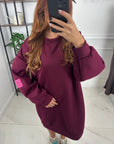 ROBE ESMA - BURGUNDY