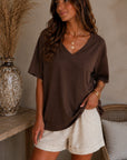 T-SHIRT HEART - CHOCO
