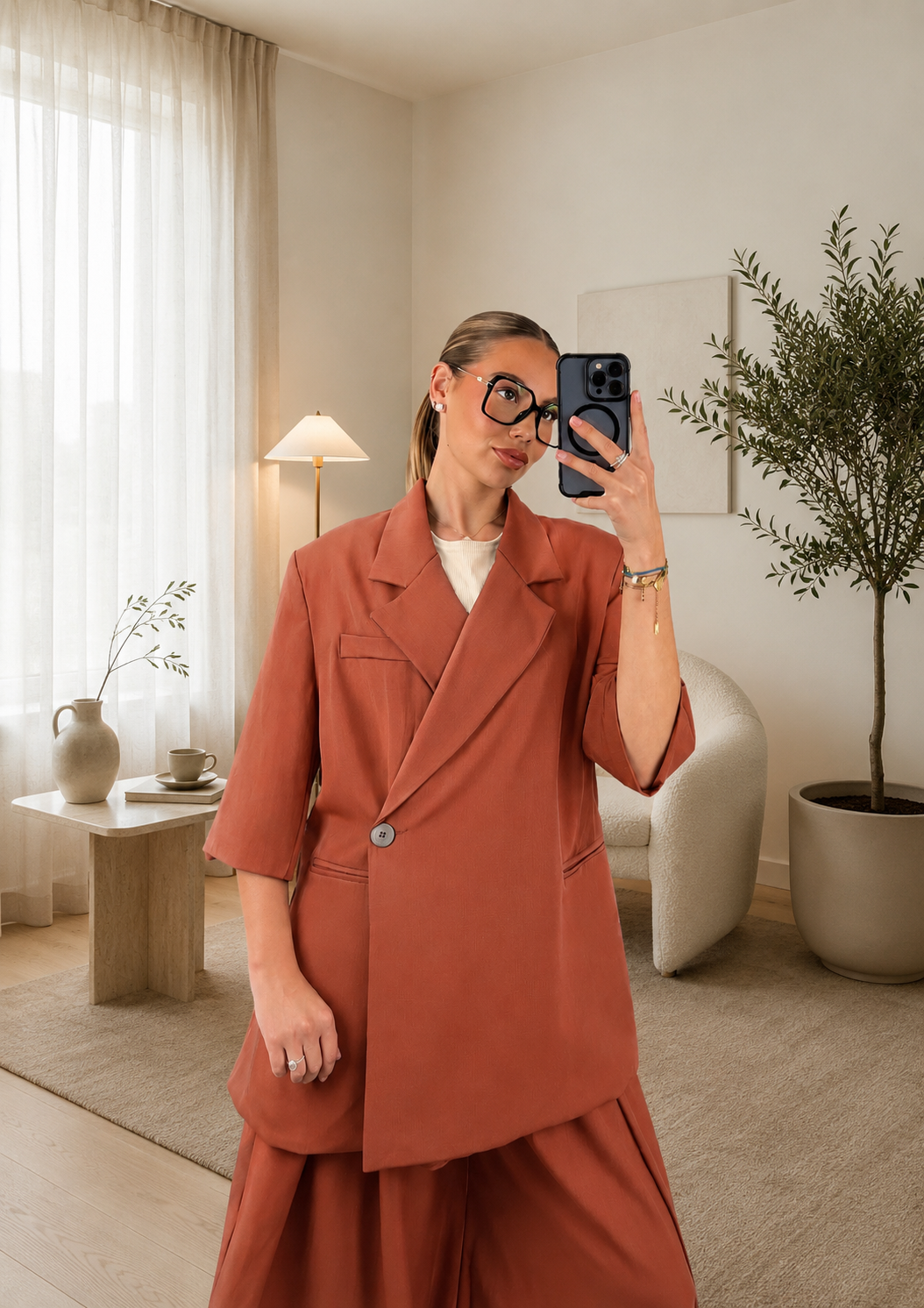BLAZER ENNA - TERRACOTTA