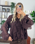 CHEMISE MAGGIE - CHOCOLAT
