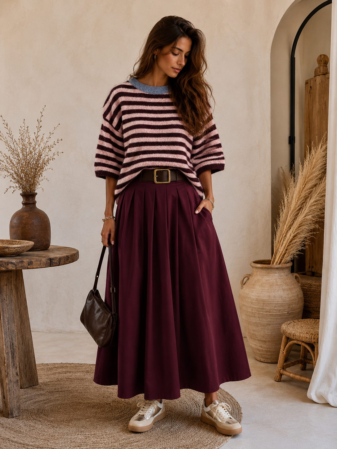 PULL IZÏA - CERISE