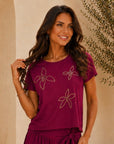 T-SHIRT LYS - CERISE