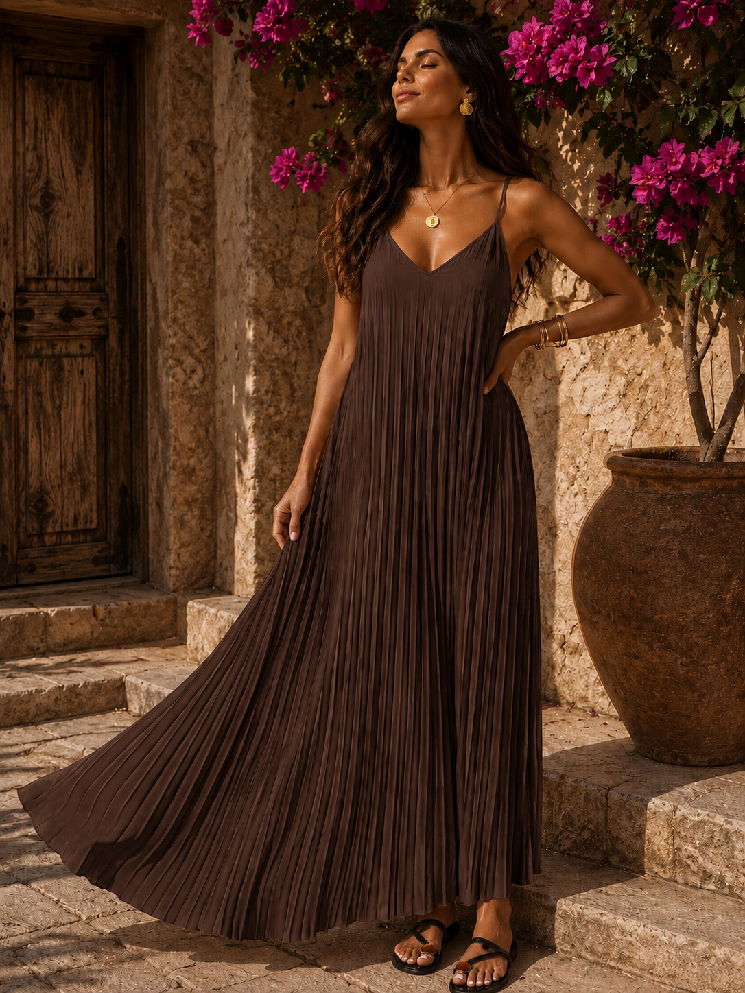 ROBE VINA - CHOCO