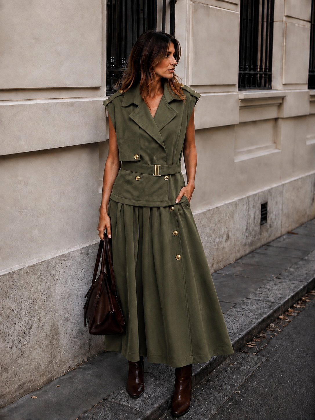 ENSEMBLE CARA - KAKI