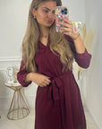 ROBE STELLA - BORDEAUX
