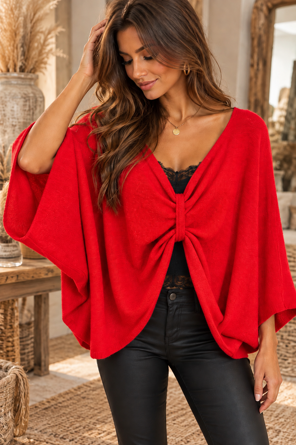 PULL EDIE - ROUGE