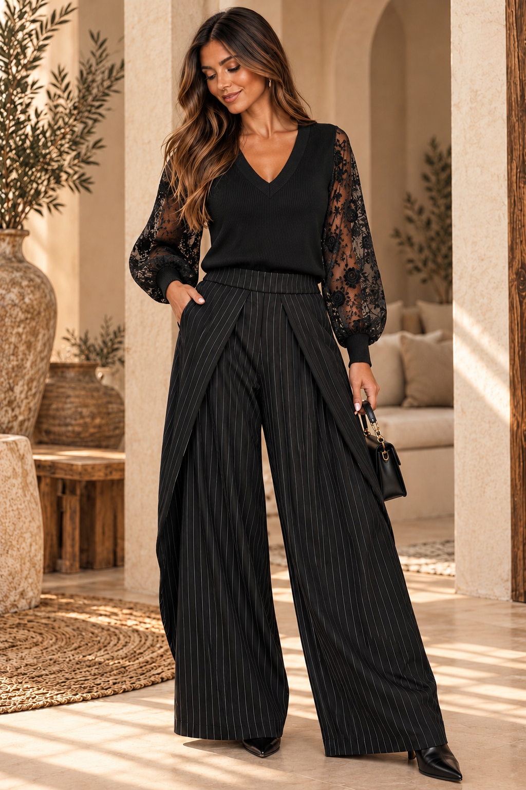 PANTALON ZENA - NOIR
