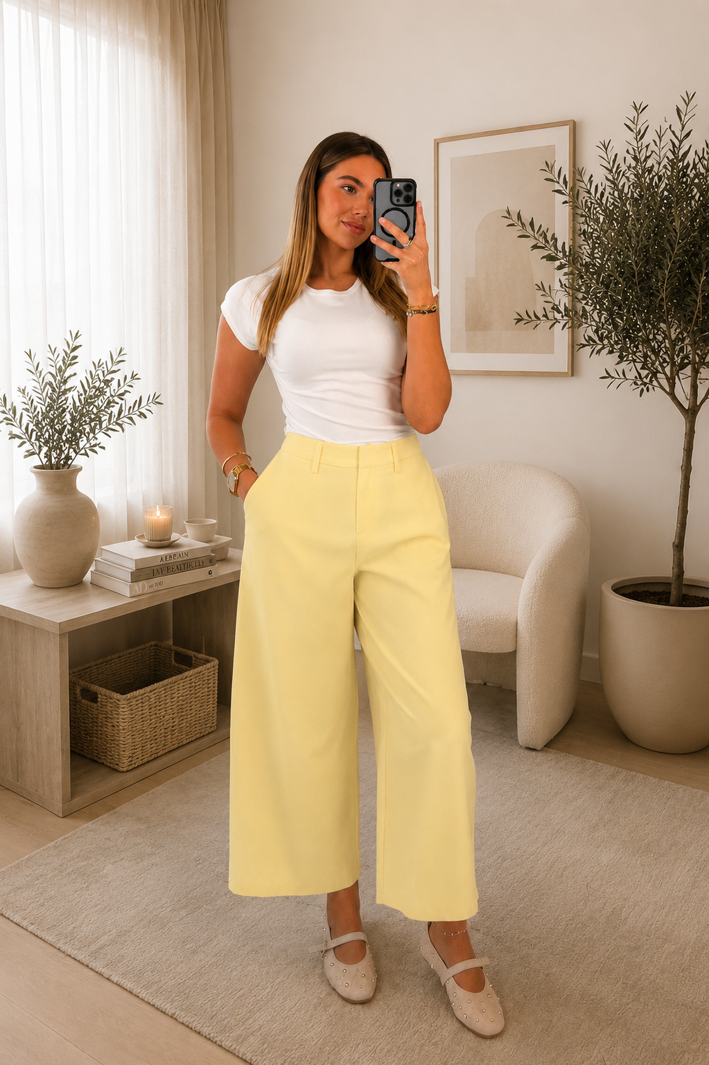 PANTALON LANA - JAUNE