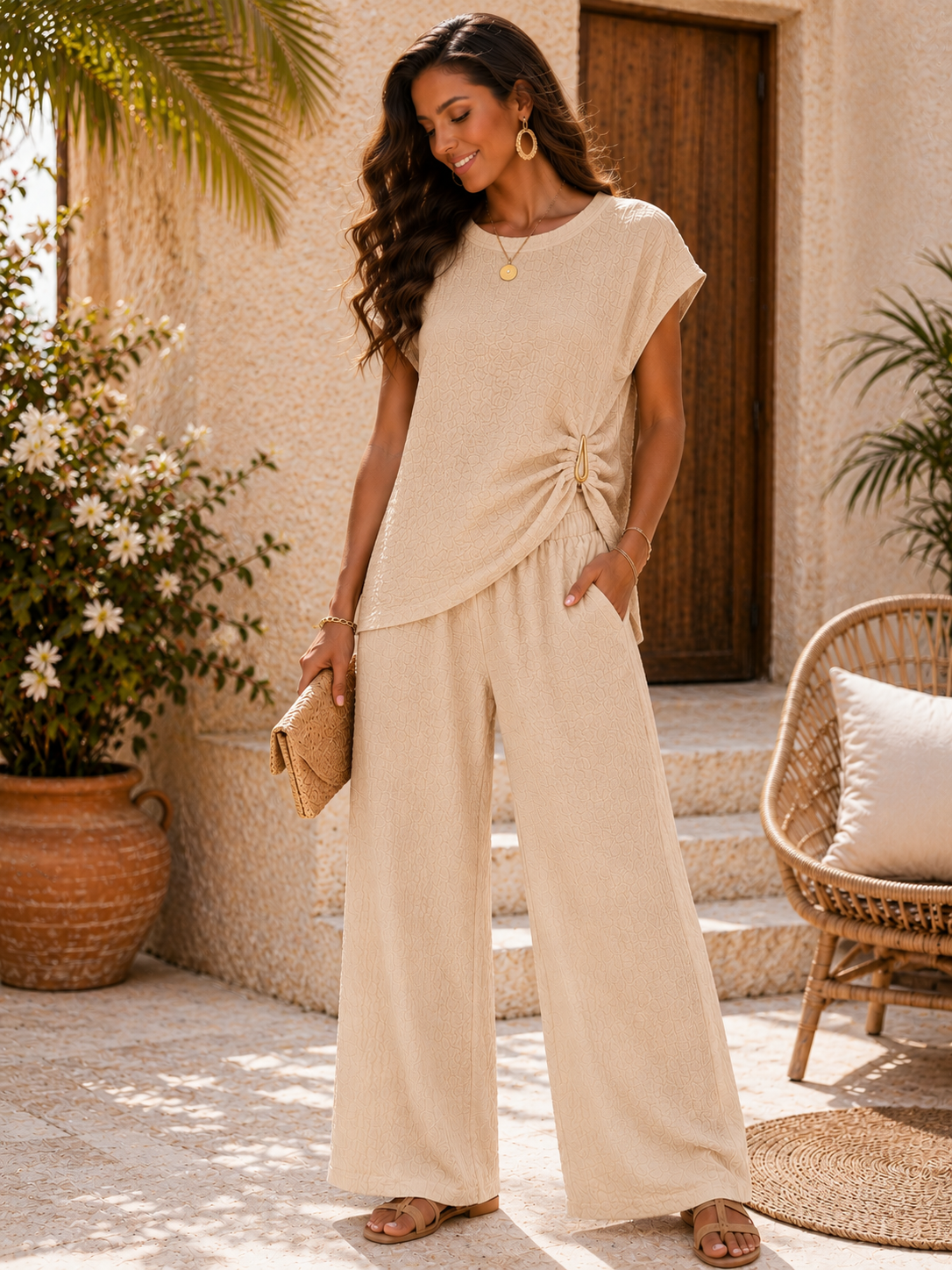 ENSEMBLE LEÏA - BEIGE