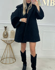 MANTEAU JOCE - NOIR