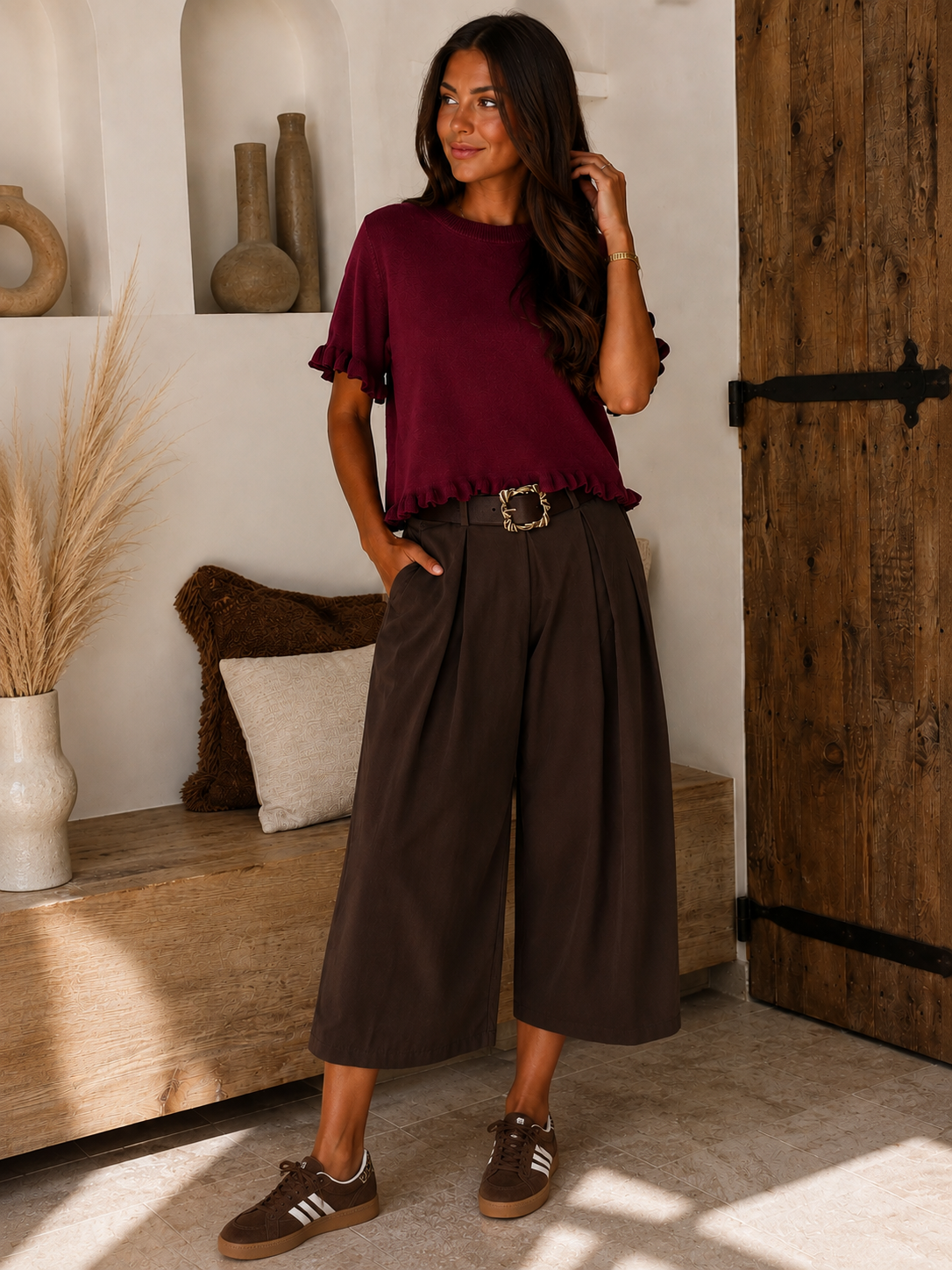 PANTALON ADEL - CHOCO