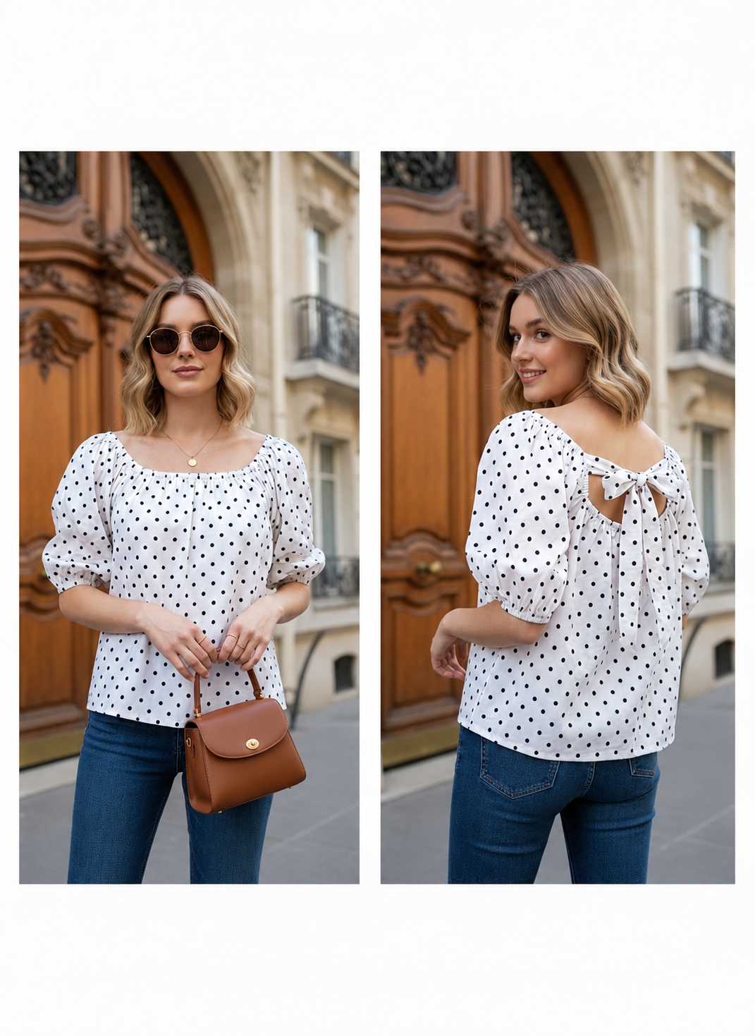 BLOUSE MONA - BLANC