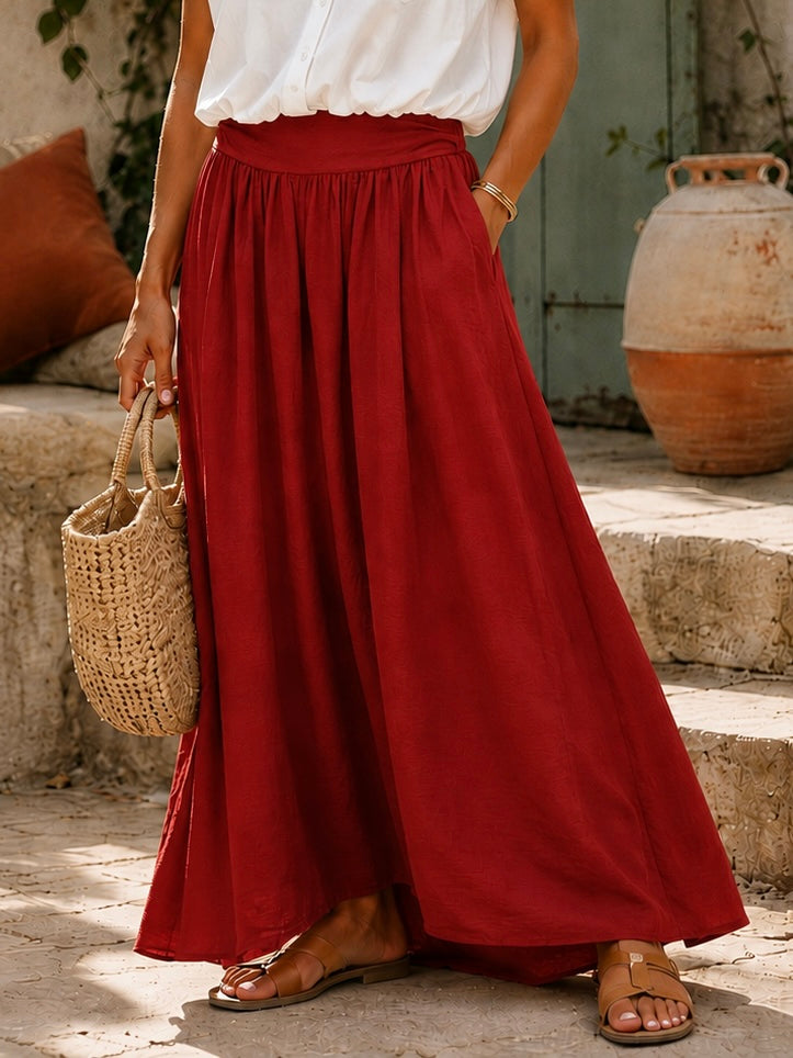 JUPE LIA - ROUGE