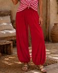 PANTALON ZIA - ROUGE