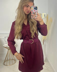 ROBE STELLA - BORDEAUX