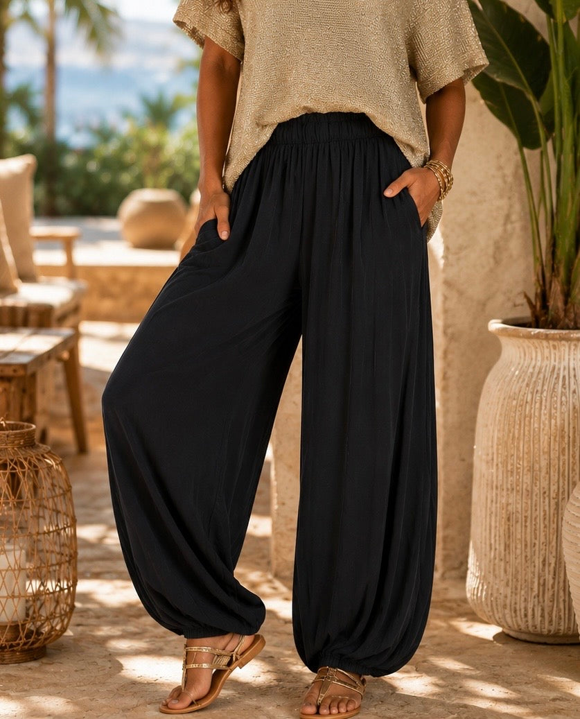 PANTALON ZIA - NOIR