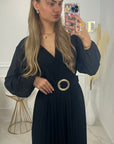 ROBE ESMERALDA- NOIRE