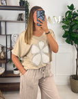 PANTALON LIN - BEIGE