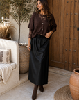 CARDIGAN MELIA - CHOCO