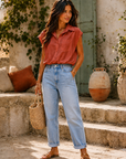 BLOUSE ANDY - TERRACOTA