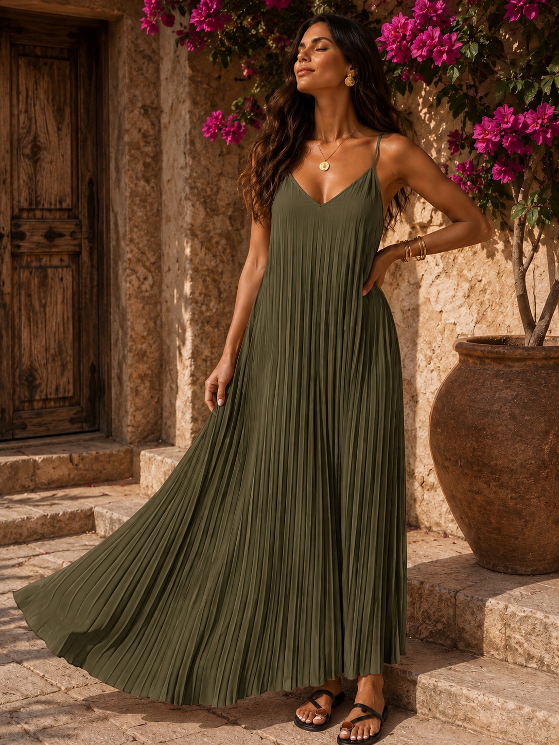 ROBE VINA - KAKI