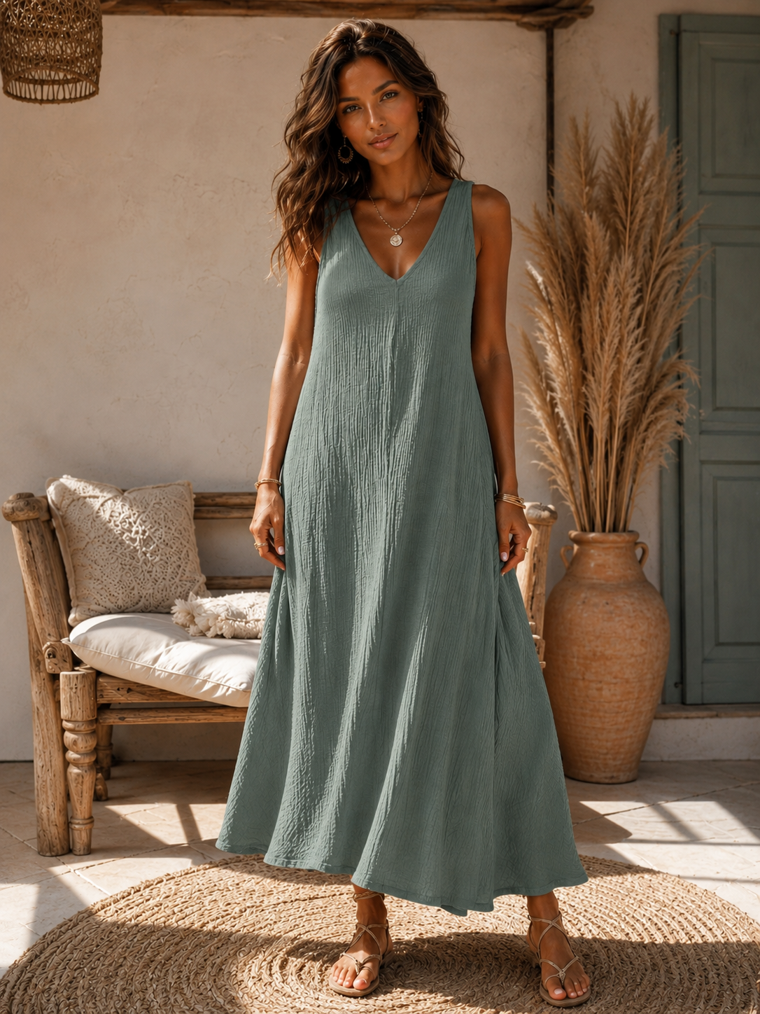 ROBE LISE - KAKI