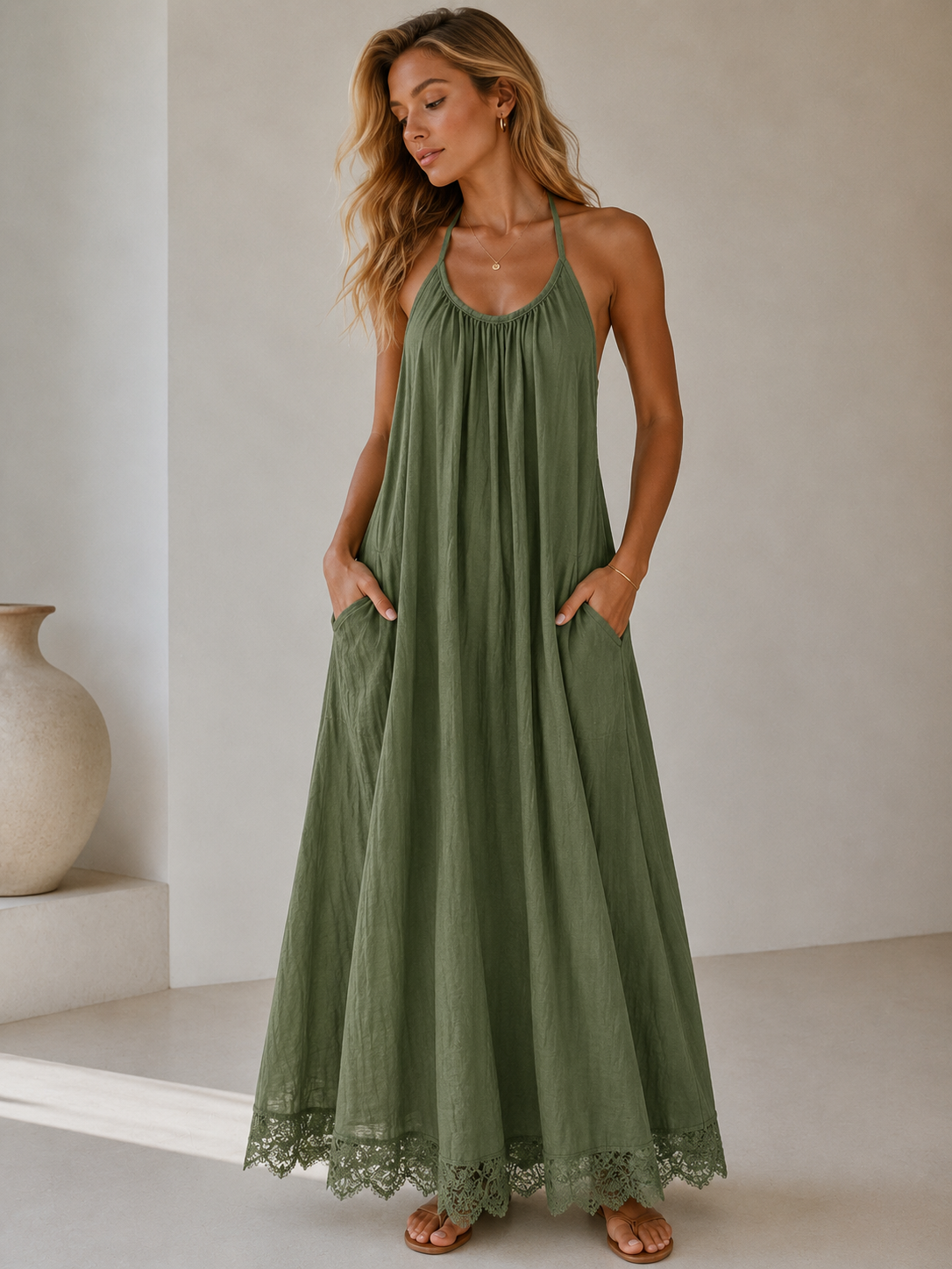 ROBE LISON - KAKI