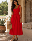 ROBE INAYA - ROUGE