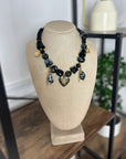 COLLIER AMBRE - NOIR