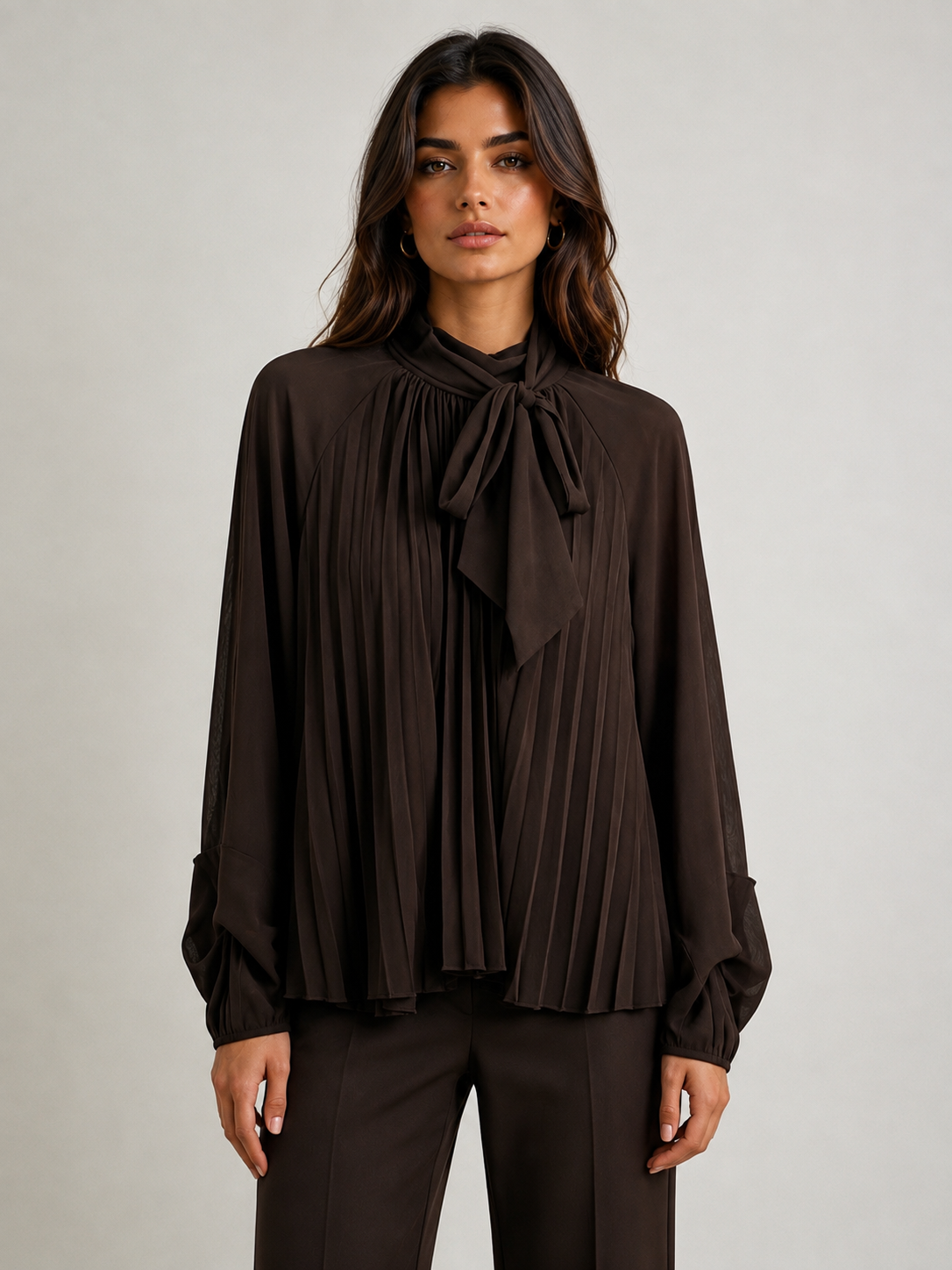 BLOUSE POPPY - CHOCO