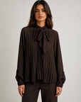 BLOUSE POPPY - CHOCO