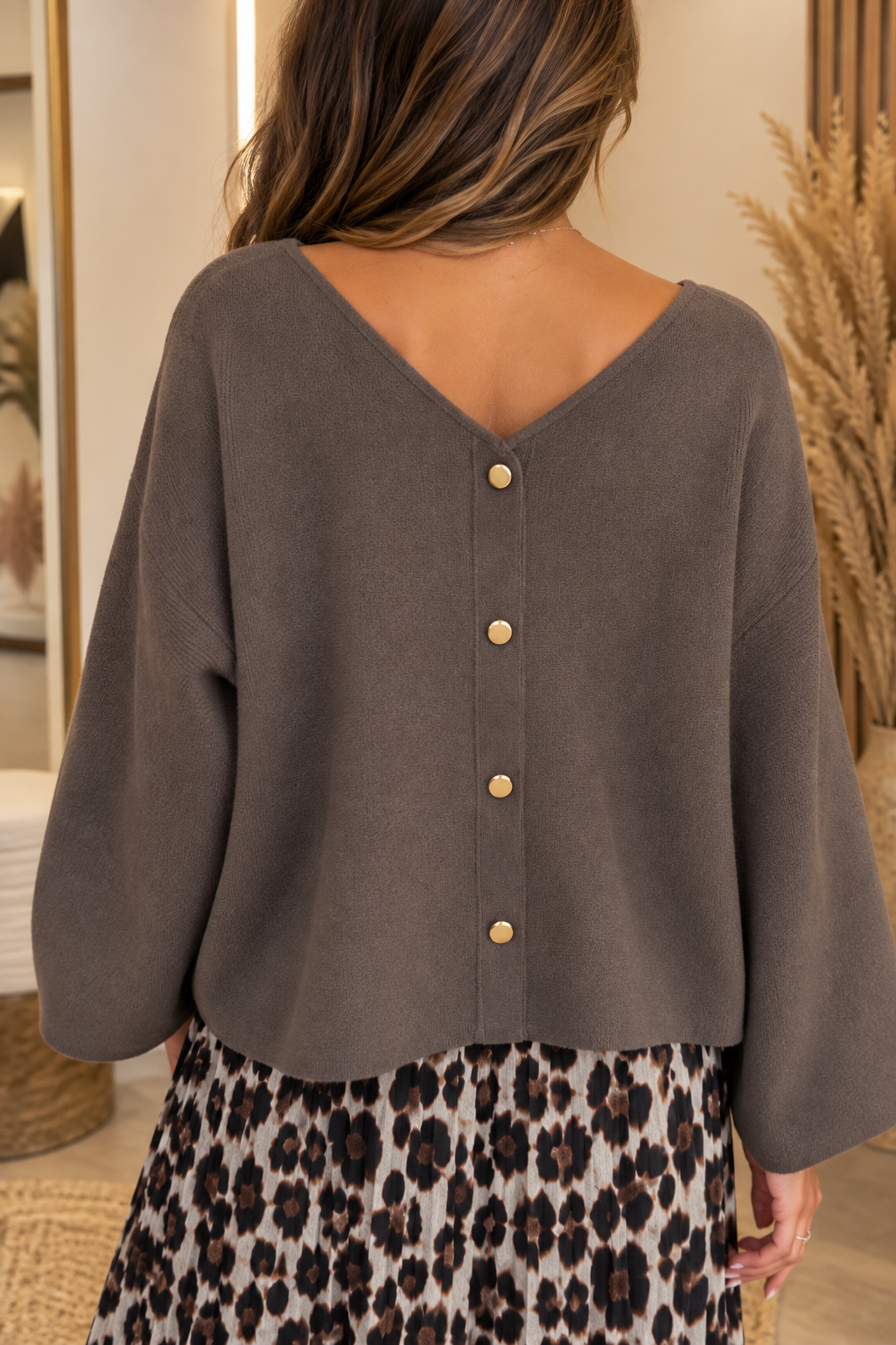 PULL LUCILE - CHOCO