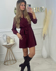 ROBE STELLA - BORDEAUX