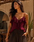 TOP FLORA - CERISE