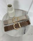 CEINTURE SAFIA - TAUPE