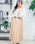 BLOUSE SILOE - BEIGE