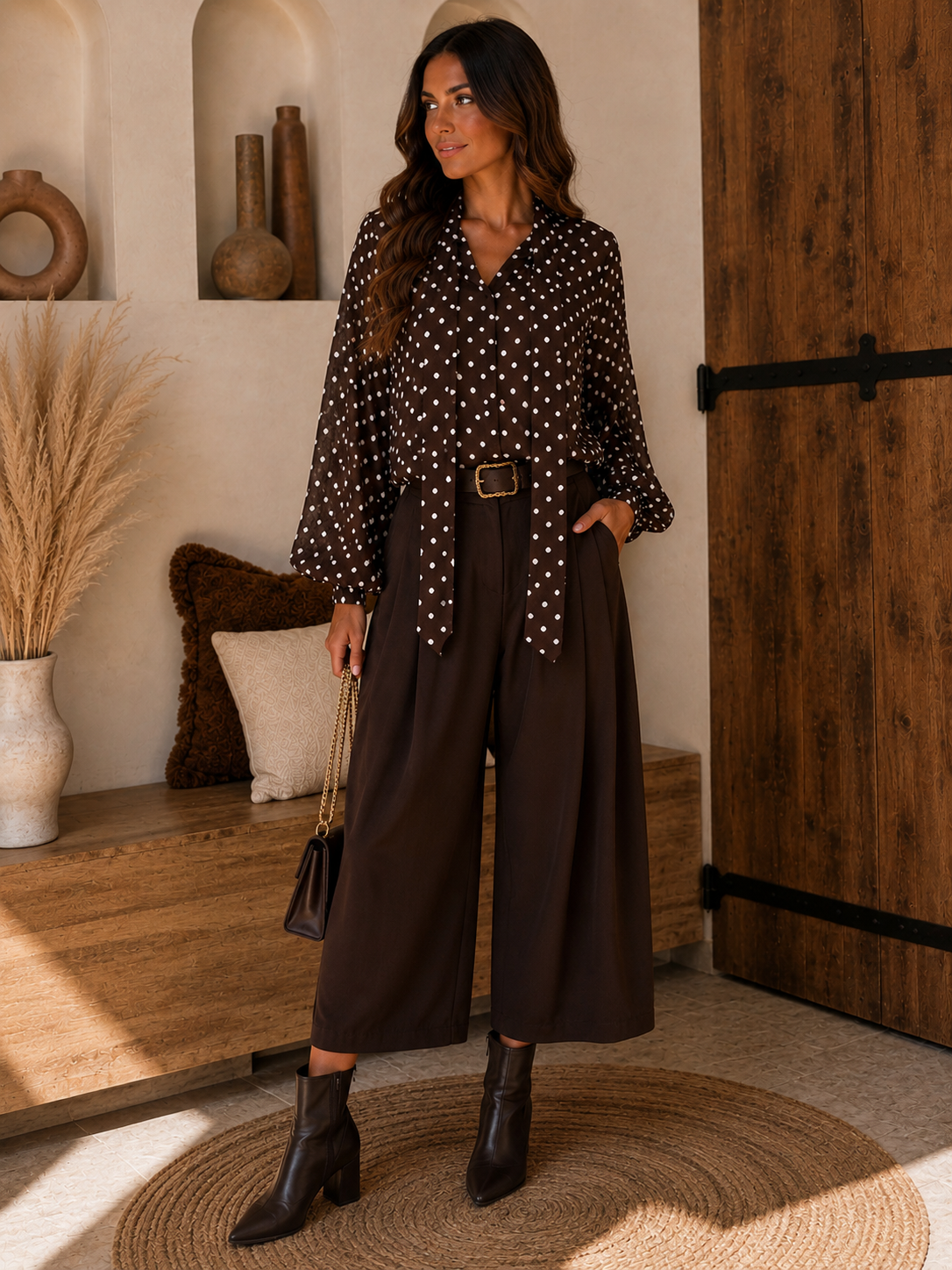 PANTALON ADEL - CHOCO
