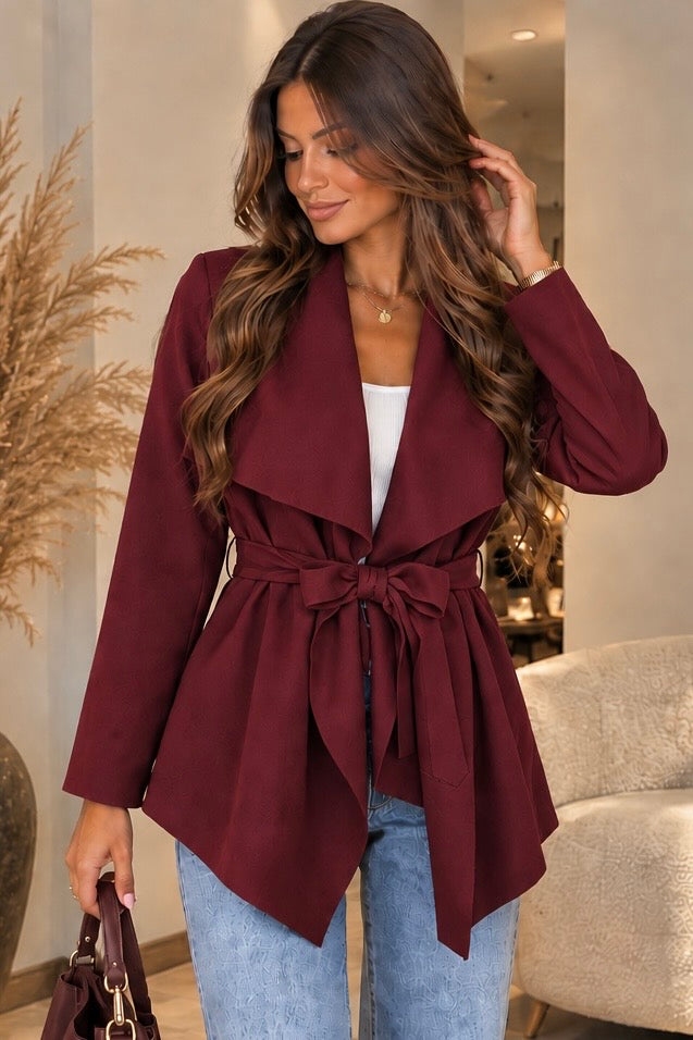 VESTE AMALIA - CERISE