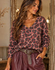 PULL LÉO - CERISE