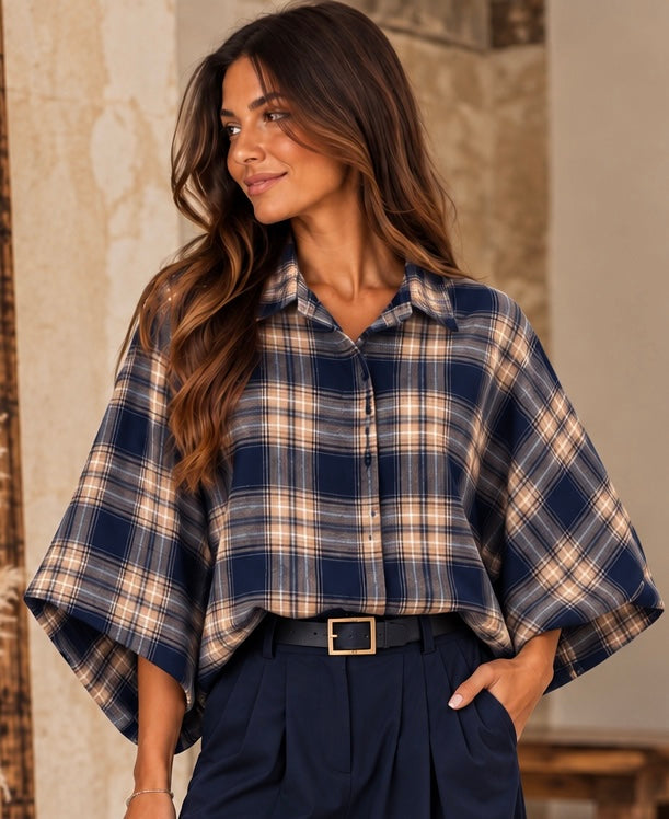 CHEMISE KATE - BLEU