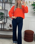 PULL LOUANE - ORANGE
