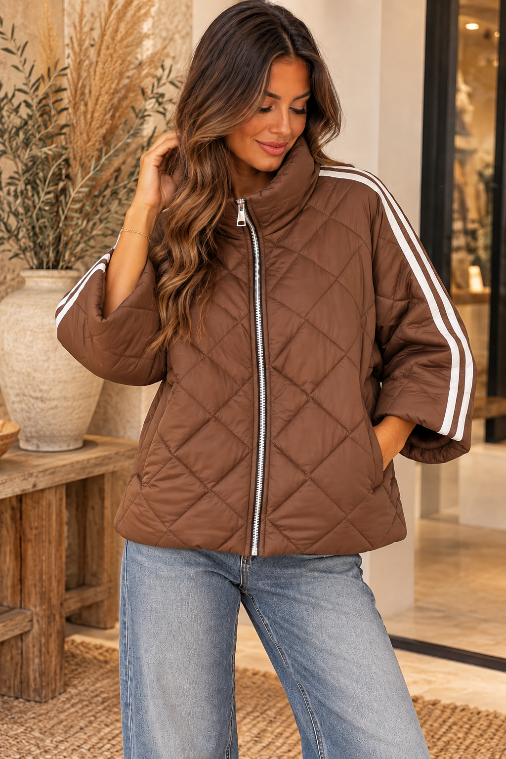 MANTEAU SILOE - CHOCO