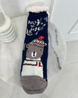 CHAUSSETTES OURSON TAUPE