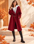 MANTEAU GABY - CERISE