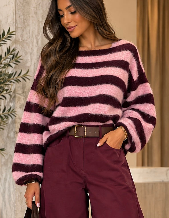 PULL LAURA - CERISE