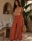 PANTALON KYLA - TERRACOTA